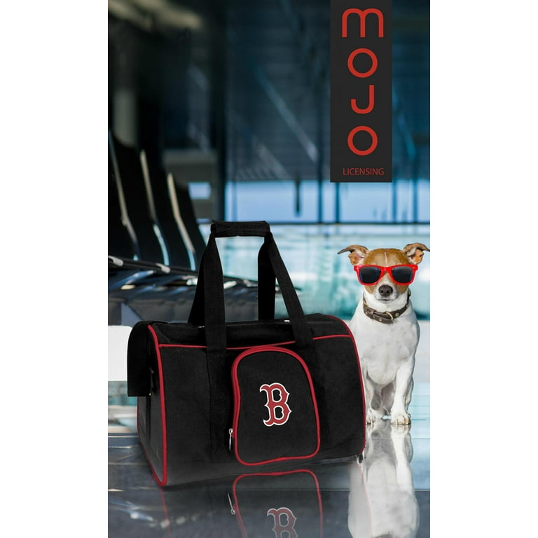 Denco MLB St Louis Cardinals Pet Carrier Premium 16 in. Bag in Red