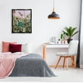 thumbnail image 2 of Stupell Industries Beverly Hills Tropical Vacation Graphic Art Jet Black Floating Framed Canvas Print Wall Art, Design by Amelia Noyes, 2 of 6