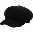 thumbnail image 3 of CoCopeaunts Wool Beret Hats for Women Autumn Winter Octagonal Cap Hats Stylish Artist Painter Newsboy Caps Black Grey Beret Hat, 3 of 7