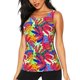 thumbnail image 1 of Balery Colorful Bananas Camiseta sin mangas estampada ligera para mujer, tops de entrenamiento sin mangas, camisetas de yoga transpirables de secado rápido.-Medium, 1 of 7