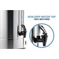 thumbnail image 3 of SYBO SR-CP-100B Commercial Grade Stainless Steel Percolate Coffee Maker Hot Water Urn for Catering, 100-Cup 16 L, Metallic, 3 of 7