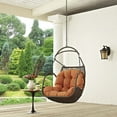 thumbnail image 2 of Modway Arbor Outdoor Patio Swing Chair Without Stand in Orange, 2 of 4
