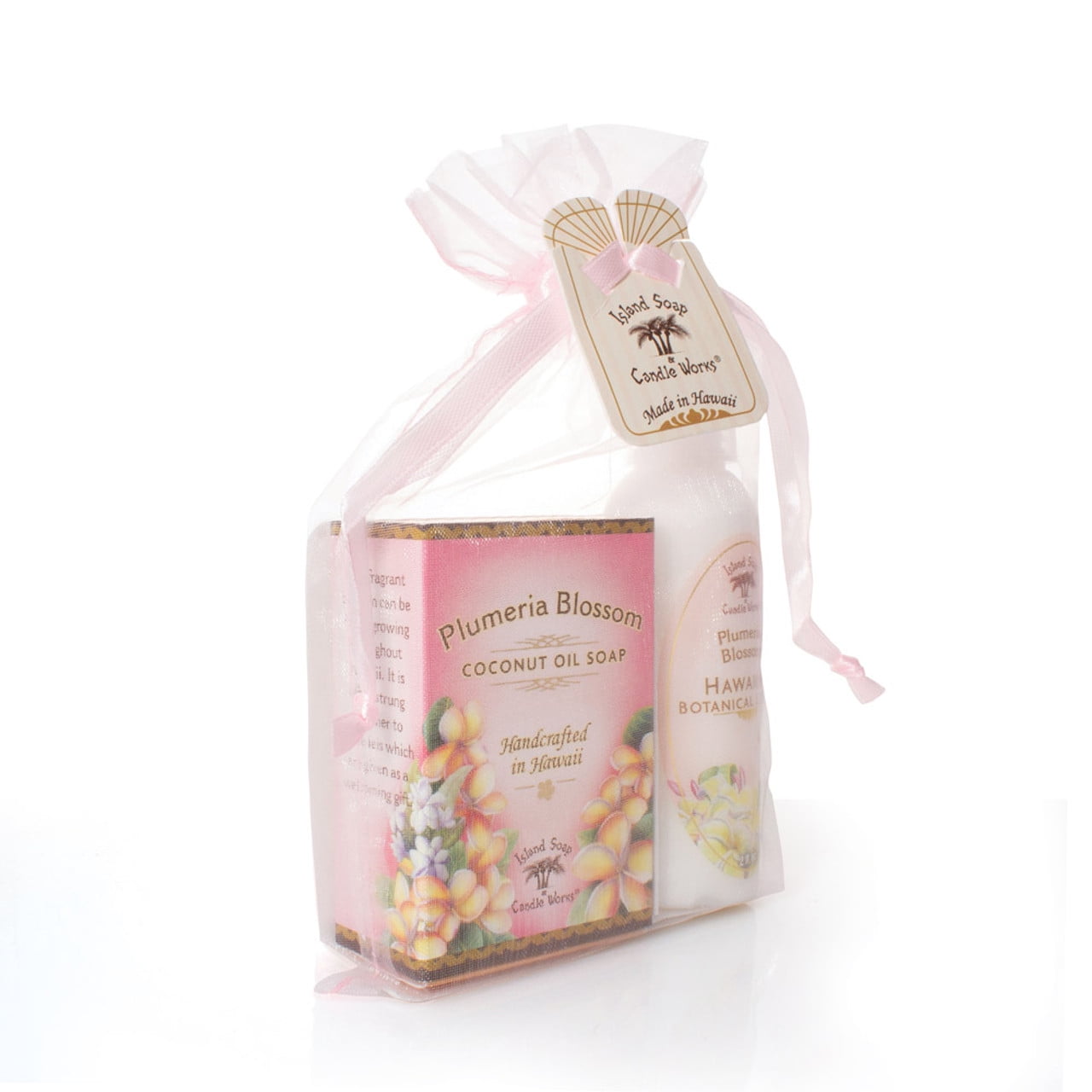 Plumeria Blossom Organza Gift Set