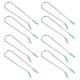 thumbnail image 1 of 20 pinzas para rulos calientes con forma de U para peinar el cabello, crear ondas y rizos, sujeción segura, acero inoxidable., 1 of 5