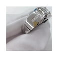 thumbnail image 2 of Forever Jewels 2Ct Round Cut Moissanite Men Solitaire Engagement Ring 14K White Gold Plated, 2 of 3