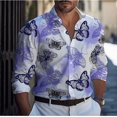 thumbnail image 1 of Camisa de hombre casual de moda de lujo con arte geométrico para fiesta callejera Vaion primavera verano solapa manga larga top 2024 nuevo estilo, 1 of 6