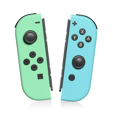 ManYmbyan Joypad Controllers for Nintendo Switch,Green Left Blue Right Joycon Replacement for Switch/Lite/OLED,Switch Controllers Joypad Supports Screenshot/Wake-up Function(AFC)