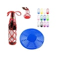 thumbnail image 2 of Sulaicai Multi-use Silicone Storage Bag Organizer, Silicone Wine Carrier Bag, Handheld Bottle Mesh Coaster & Drink Holder for Wine, Water Bottles, Fruits, Hot Dishes, Stable Placement, 1pc, 2 of 6