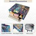 thumbnail image 5 of Forest Mushrooms Houses Corduroy Tote Bag Handbag Large Messenger Bag Shoulder Crossbody Zipper Bag Purse, 5 of 8