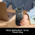 thumbnail image 2 of Ninja Sip Perfect 12oz Travel Mug, Stainless Steel, Leak Proof, Onyx Black, 2 of 8