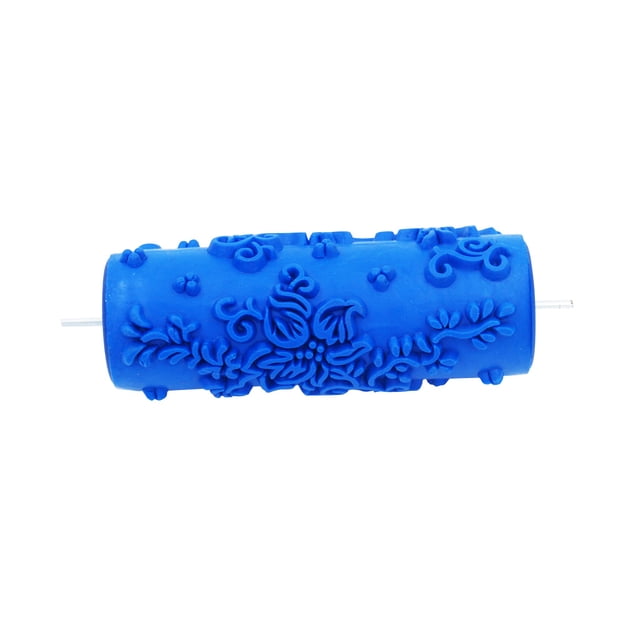 5 "herramienta de pincel de rodillo de pintura en relieve patrón para decoración de pared diy # SM SunniMix Patrón de rodillo de pintura
