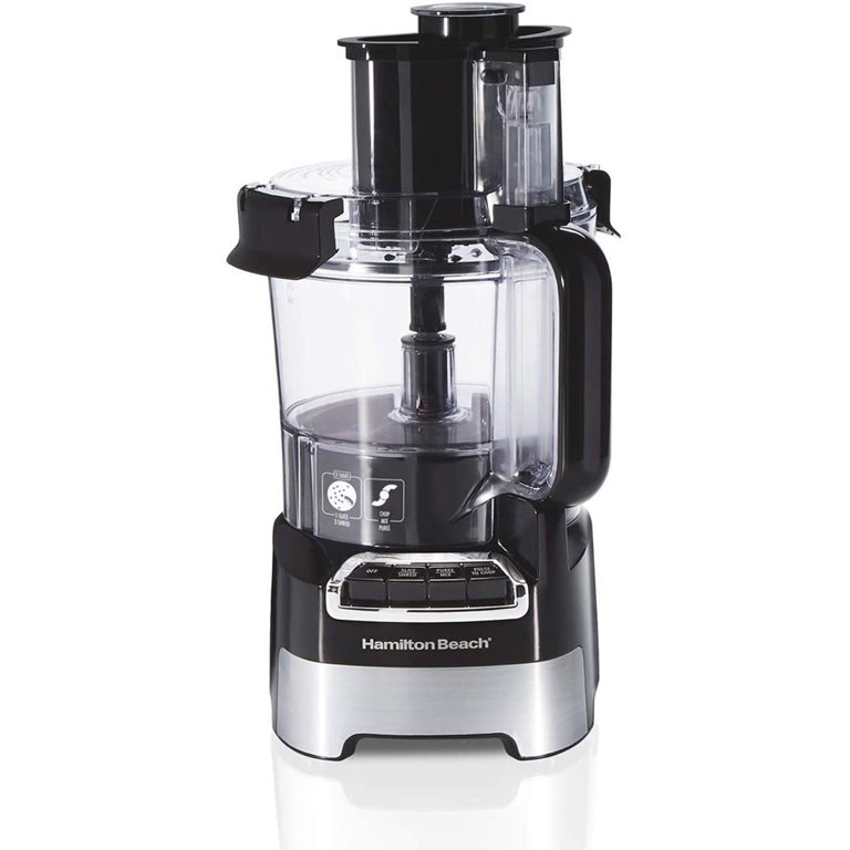 Hamilton Beach Stack & Snap Food Processor with Bowl Scraper, 10