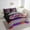 Orange Purple, variant on Erosebridal Cool Motorcycle Bed in a Bag Twin size, Honeycomb Bed Set, Checkered Flag Decor, Reversible 7 Pieces