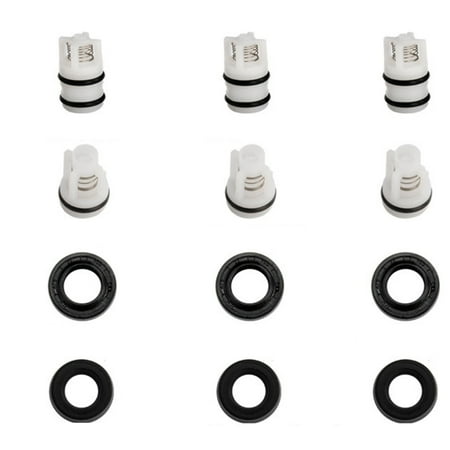 

220V High Pressure Pump Washer Head Repair Kit Seal Oil Check Valves Accessories Triangular pumphead