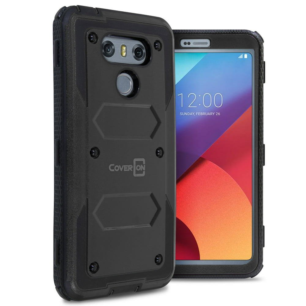 CoverON LG G6 / G6 Plus Case, Tank Series Hard Protective Armor Phone