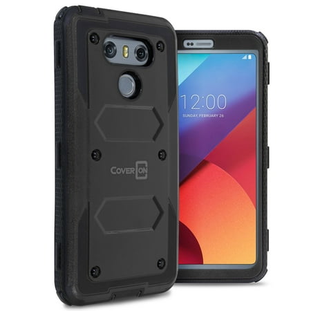 CoverON LG G6 / G6 Plus Case, Tank Series Hard Protective Armor Phone Cover