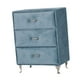thumbnail image 5 of Caja organizadora de joyas con forma de mueble, a prueba de polvo, de franela, para regalo, mini estuche portátil Mesita de noche, 5 of 6
