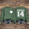 thumbnail image 2 of Valentine'S Sweatshirt for Women St Patricks Day Shirt Cute Heart Graphic Long Sleeve Valentine Outfits Love Heart Shirts Casual Long Sleeve Valentine Tshirt Clothes Tops, 2 of 6