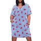 thumbnail image 2 of ¡Langosta Preppy Patriot! Vestido de fiesta holgado con bolsillos para mujer ropa elegante de lujo verano, 2 of 7