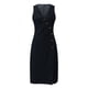 thumbnail image 4 of Vestido sexy sin mangas de denim para mujer: estilo europeo, corte holgado informal, cinturón para atar, bolsillos laterales, poliéster, tallas S-XXL, largo hasta la rodilla., 4 of 8