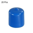 thumbnail image 3 of Uxcell Rubber End Caps Cover Vinyl Screw Thread Protector Round Vacuum Caps for Screw Bolt Pipes 7/8 inch 20Pcs, 3 of 5