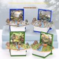 thumbnail image 2 of Libro emergente 3D, libro explosivo plegable, dinosaurio, castillo, mochila escolar, colgante, llavero, juguete de descompresión creativo para niños, 2 of 5