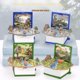 thumbnail image 3 of Libro emergente 3D, libro explosivo plegable, dinosaurio, castillo, mochila escolar, colgante, llavero, juguete de descompresión creativo para niños, 3 of 5