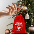 thumbnail image 2 of Dsscvnef Christmas Bag Red Velvet Drawstring Bag Christmas Packaging Bag Jewelry Bag Christmas Snack Bag Drawstring Bag Cool Christmas Ornament Christmas Ornament Daughter, 2 of 6