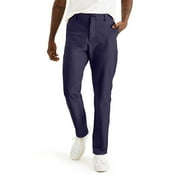 Dockers Mens Comfort Knit Chino Straight Fit Smart 360 (Regular And Big & Tall) Pants, Blue, 32W X 34L US
