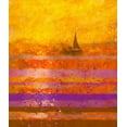 thumbnail image 2 of Wiley, Marta 12x13 White Modern Wood Framed Museum Art Print Titled - Sunset VIII, 2 of 4