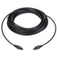 thumbnail image 1 of Cable de audio de fibra óptica Uxcell, cable óptico digital de 34.4 pies, enlace óptico TOS, recto de plástico para TV DVD, negro, 1 of 6