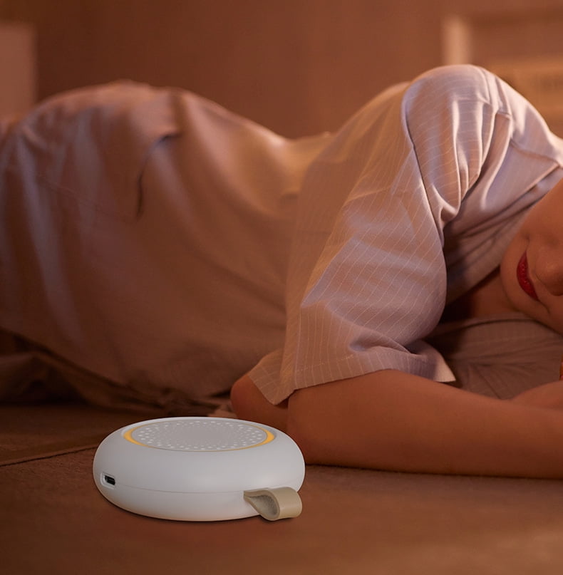 Soothing Sounds White Noise Machine Portable Sleep Machines with 24 Relaxing Sounds， Timer for Baby and Adult Perfect for Home Travel Office