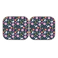 thumbnail image 7 of Goofa Floral Rabbit Pattern 2 Piece Car Windshield Sun Shade Foldable | Front Windshield Shade for Sun, Heat and UV Rays | Sunshade for Car Front Window-Small, 7 of 7
