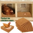 thumbnail image 4 of PENGXIANG 10 Pack Natural Chicken Nesting Pads  Chicken Bedding Nest Box Liners  13” x 13”, 4 of 9