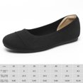 thumbnail image 2 of Zapatos Vestir Planos Ballet Mujeres Tejido Punta Redonda en Cuña Baja para El Elegante Oficina Casual Boda, 2 of 9