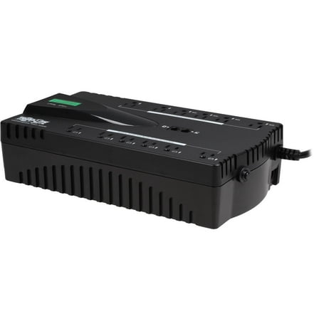 Tripp Lite 850VA 425W 120V Eco 12-Outlet UPS Battery Backup ECO850LCD
