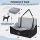 thumbnail image 5 of Asiento de coche para perros JOEJOY, reversible, espuma viscoelástica de doble cara, 25 kg, 5 of 7