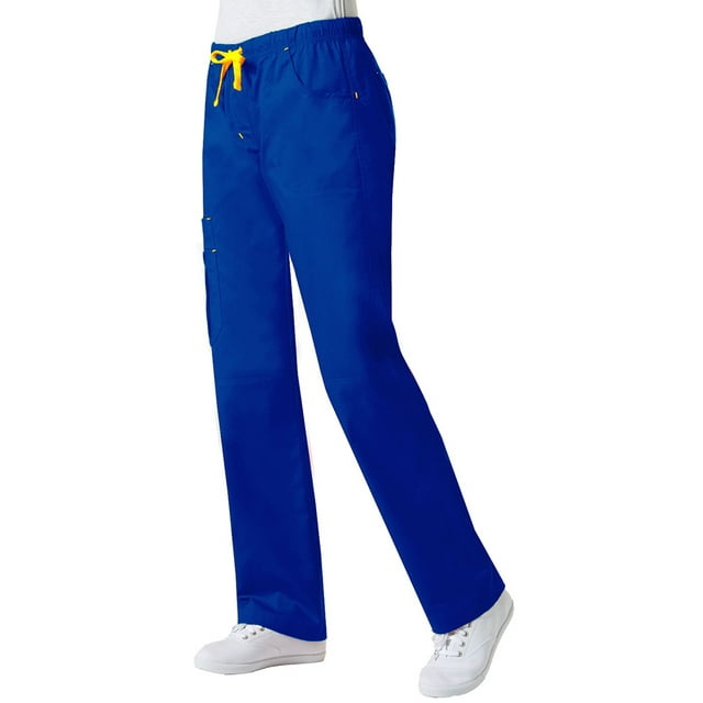 Liquidation Blossom par Maevn Pantalon d'Uniforme Utilitaire Confortable à Multiples Poches pour Femmes