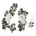 thumbnail image 1 of Wedding Arch Flowers Artificial Floral Swag For Lintel Peony Door Wreath Home Decoration, 1 of 11