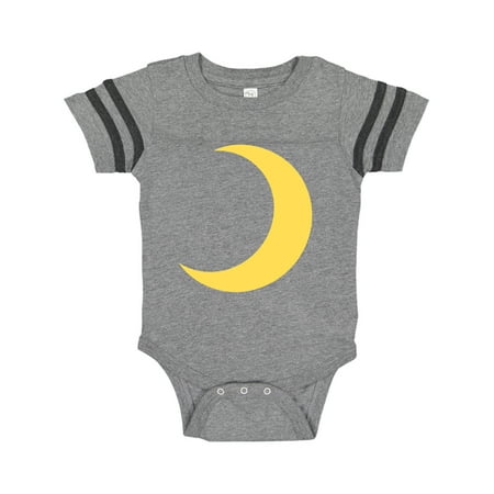 

Inktastic Cute Yellow Moon Gift Baby Boy or Baby Girl Bodysuit