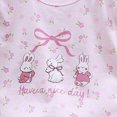 thumbnail image 4 of Toddlers Kids Girls Boys Summer Clothes 2T 3T 4T 5T 6T 7T Kids 2 Pcs Short Sleeve Graphic Tees and Stretch Shorts Set Kaprioy, 4 of 5