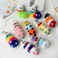 thumbnail image 3 of Xingzhi Key Chain Caterpillar Pendant Ornament Accessories Present Orange Pattern 4, 3 of 6