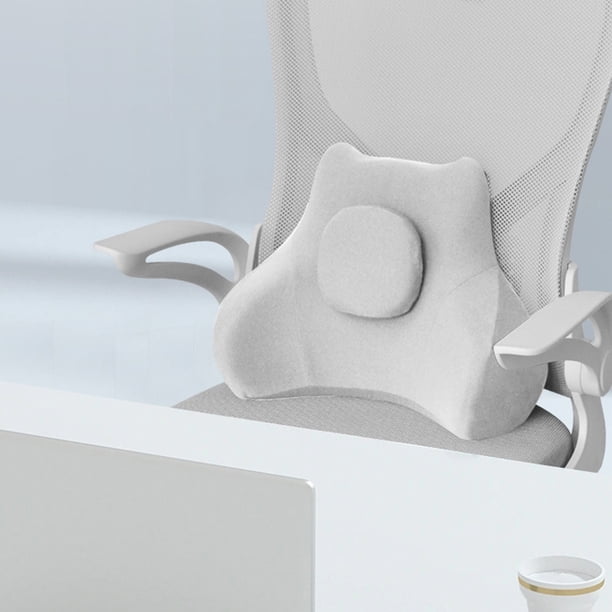 Soporte lumbar para coche, respaldo del asiento del conductor, cojín lumbar para respaldo montado en el coche, soporte lumbar, cojín de soporte lumbar para conducción del conductor, cojín de respaldo