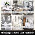 thumbnail image 3 of Protecteur de Table en Pvc Transparent sur Mesure (160x90 cm), 3 of 3