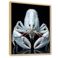 thumbnail image 2 of Designart "Contemporary Black And Blue Crayfish Art" Crayfish Floater Framed Wall Decor, 2 of 5