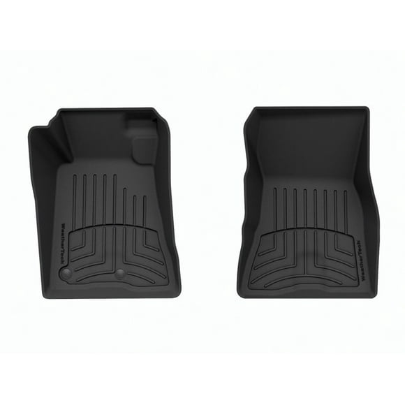 Weathertech Floor Liner 446991IM FloorLiner HP; Molded Fit With Underside Nibs; Black; Thermoplastic Elastomer TPE Injection Molded Material; 2 Piece