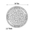 thumbnail image 2 of AFD Champagne Round Chandelier Ceiling Medallion 36in, 2 of 5