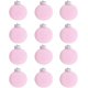 thumbnail image 1 of 12 bolas de terciopelo para adornos navideños de 3,15 pulgadas, adornos vintage para árboles de Navidad, bolas de plástico flocadas irrompibles, adornos colgantes para árbol de Navidad para bodas, fie, 1 of 5