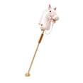 thumbnail image 4 of DOLITY Stick Horse Fun Riding Stick for 3 Years+ Boys Girls Kids white with roller, 4 of 8