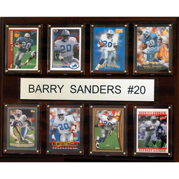 Barry Sanders Detroit Lions 12'' x 15'' Plaque